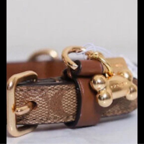 💯 COACH Small Pet Collar 🐶🐱 - Picture 2 of 3